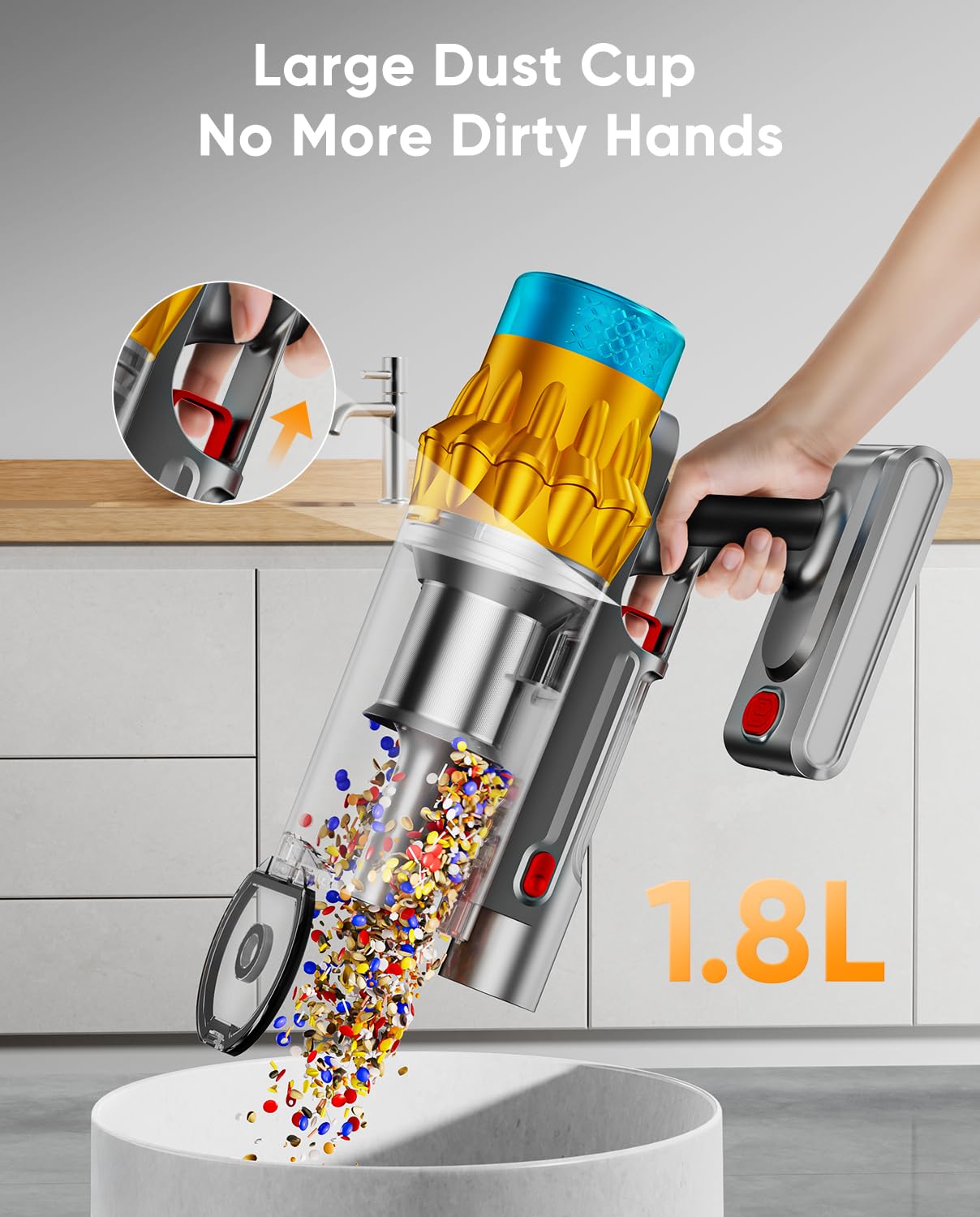 AIDTIPS accessories include crevice tool and dual brush heads