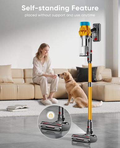 AIDTIPS LED lights illuminate under furniture for easy cleaning