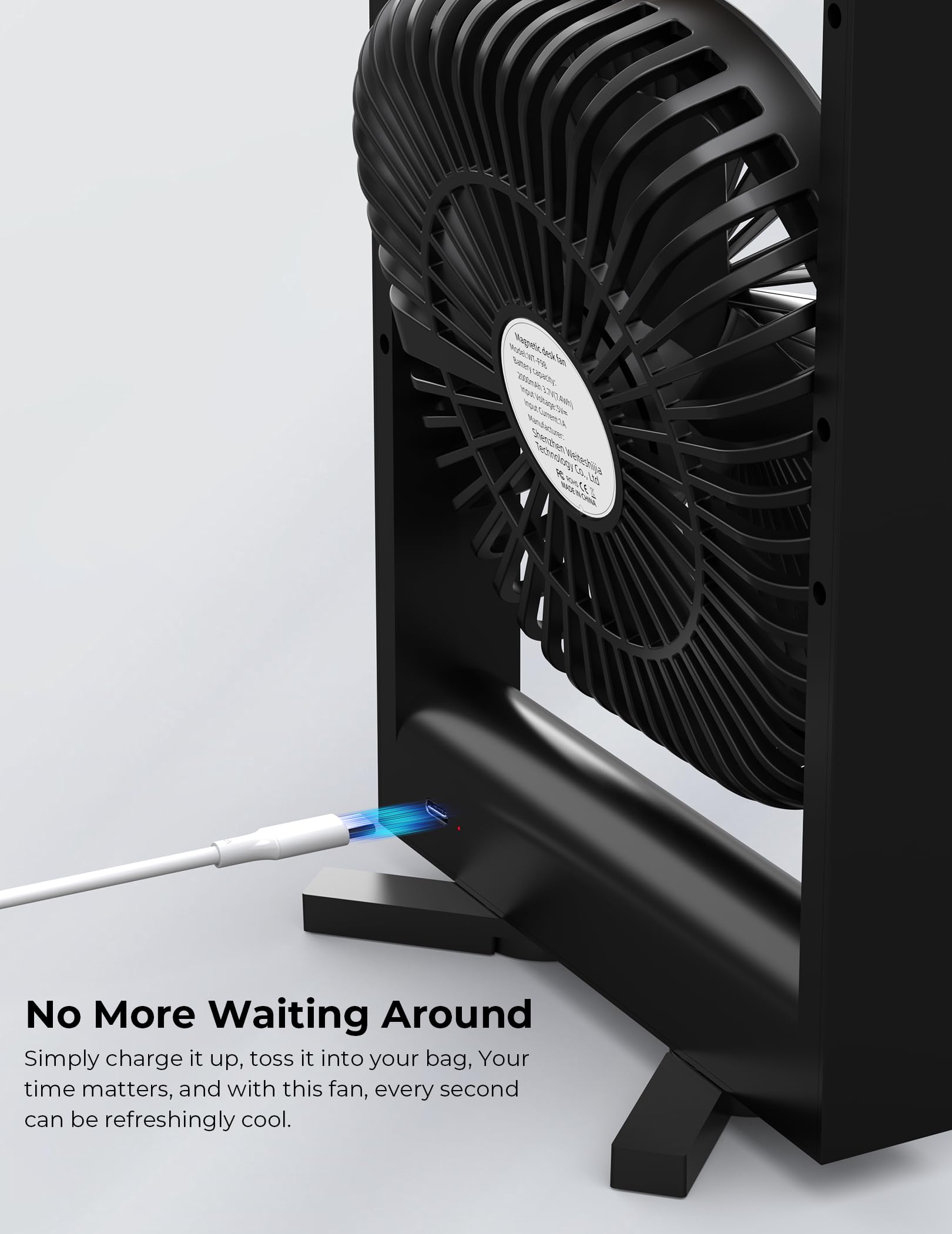 AIERVEN cruise-approved fan works across all ships and cabin layouts.