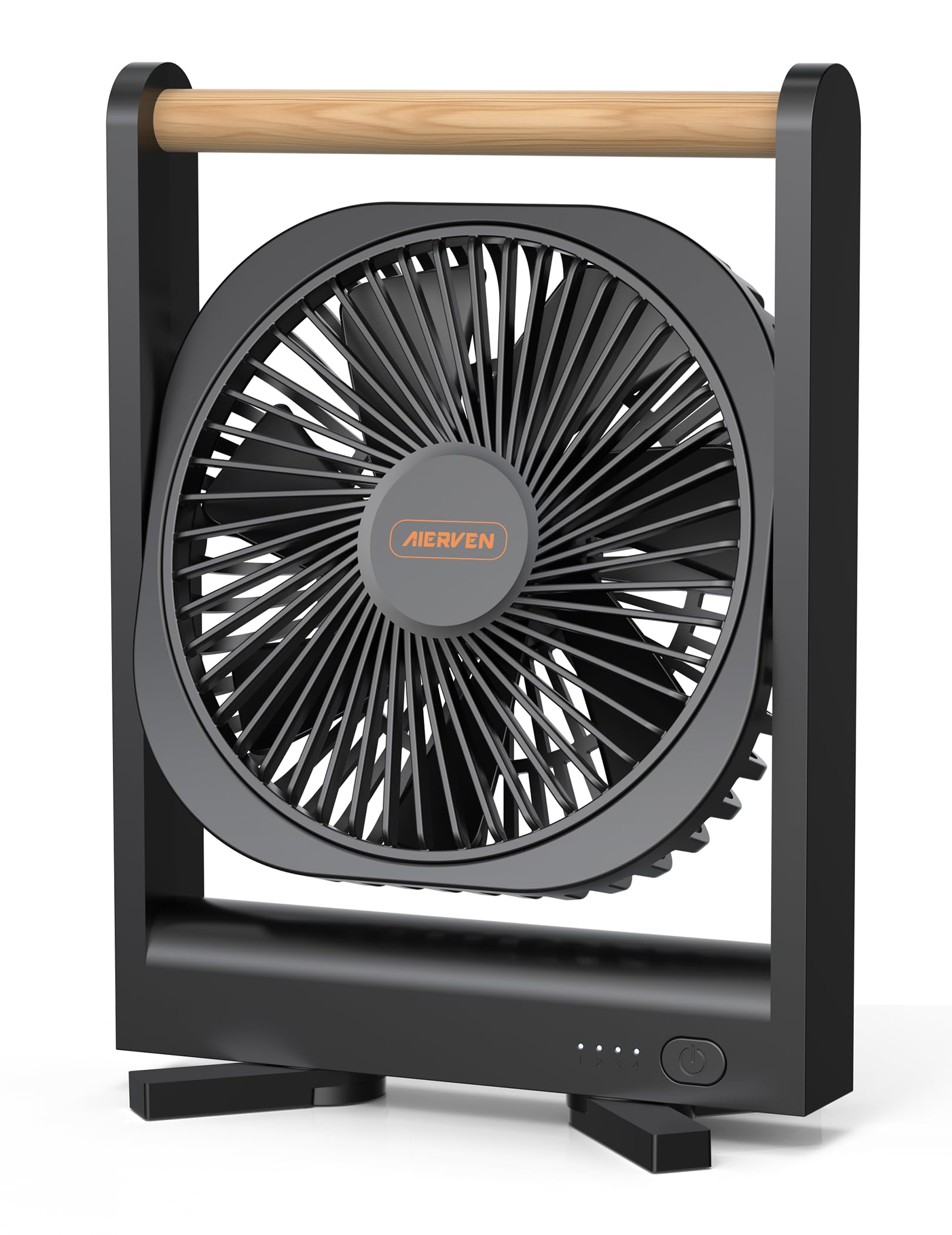 AIERVEN magnetic-base cruise fan securely attaches to walls and ceilings for space-saving cooling.