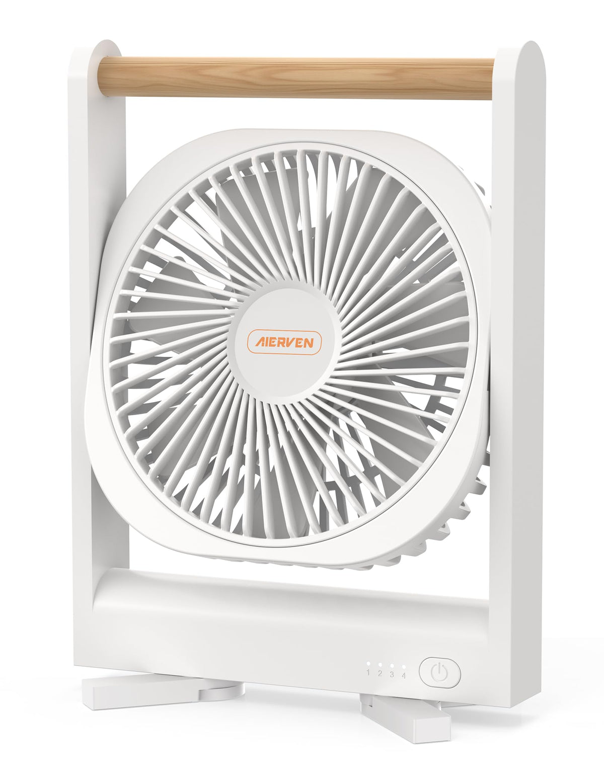 AIERVEN magnetic cruise fan base clings to metal surfaces for flexible cabin cooling.