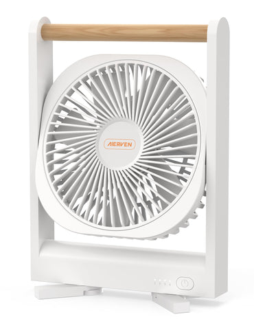 AIERVEN magnetic cruise fan base clings to metal surfaces for flexible cabin cooling.