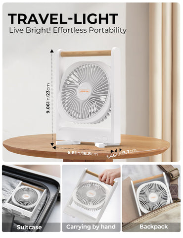 AIERVEN ultra-thin cruise fan keeps space open with a sleek 1.46-inch profile.