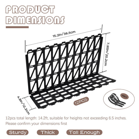 Aifong 30 zip ties included for secure, adjustable installation.