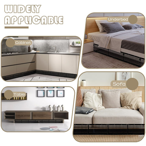 Aifong compact blocker measures 14.5in L × 4.7in W × 7.6in H for tight spaces.