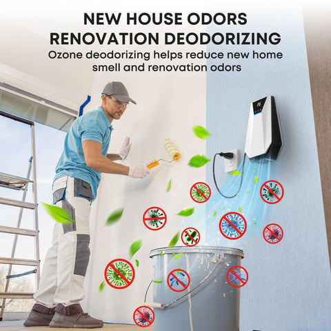 AIIKEE quiet deodorizer under 50dB with timer controls for ease.