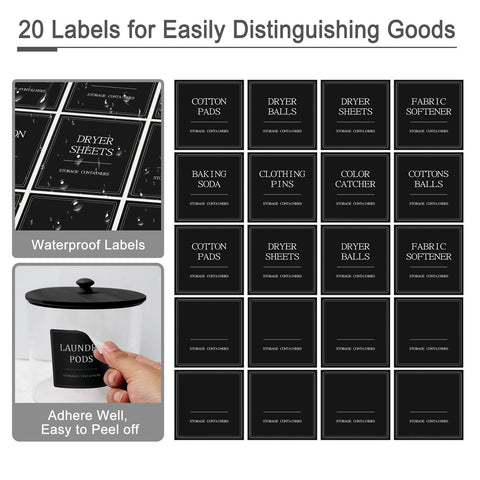 AIKAMI clear scoops help portion powders accurately during laundry tasks