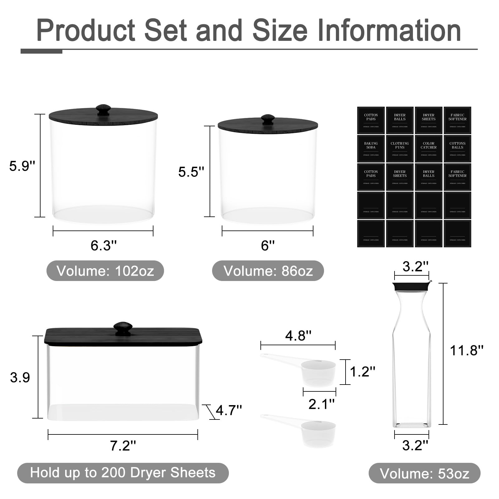 AIKAMI dryer sheet box holder keeps sheets organized and accessible