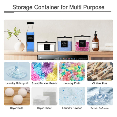 AIKAMI large powder holder shows remaining volume through transparent walls