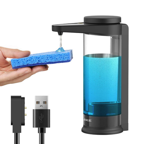AIKE 17oz touch-free dispenser on countertop for convenient, hygienic use