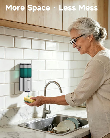 AIKE IPX7 waterproof design withstands humidity in kitchens and baths.