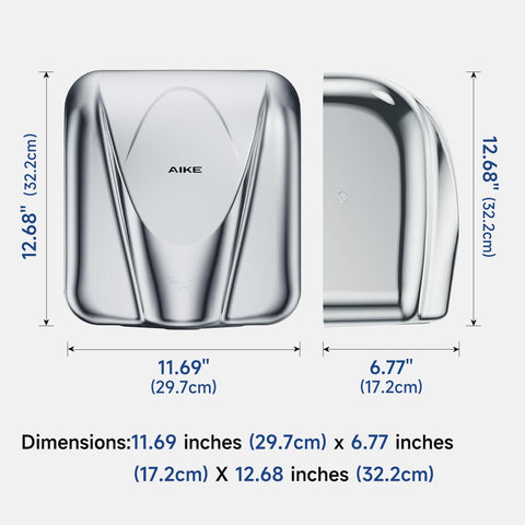 AIKE AK2812 with a 55-inch cord for flexible installation.