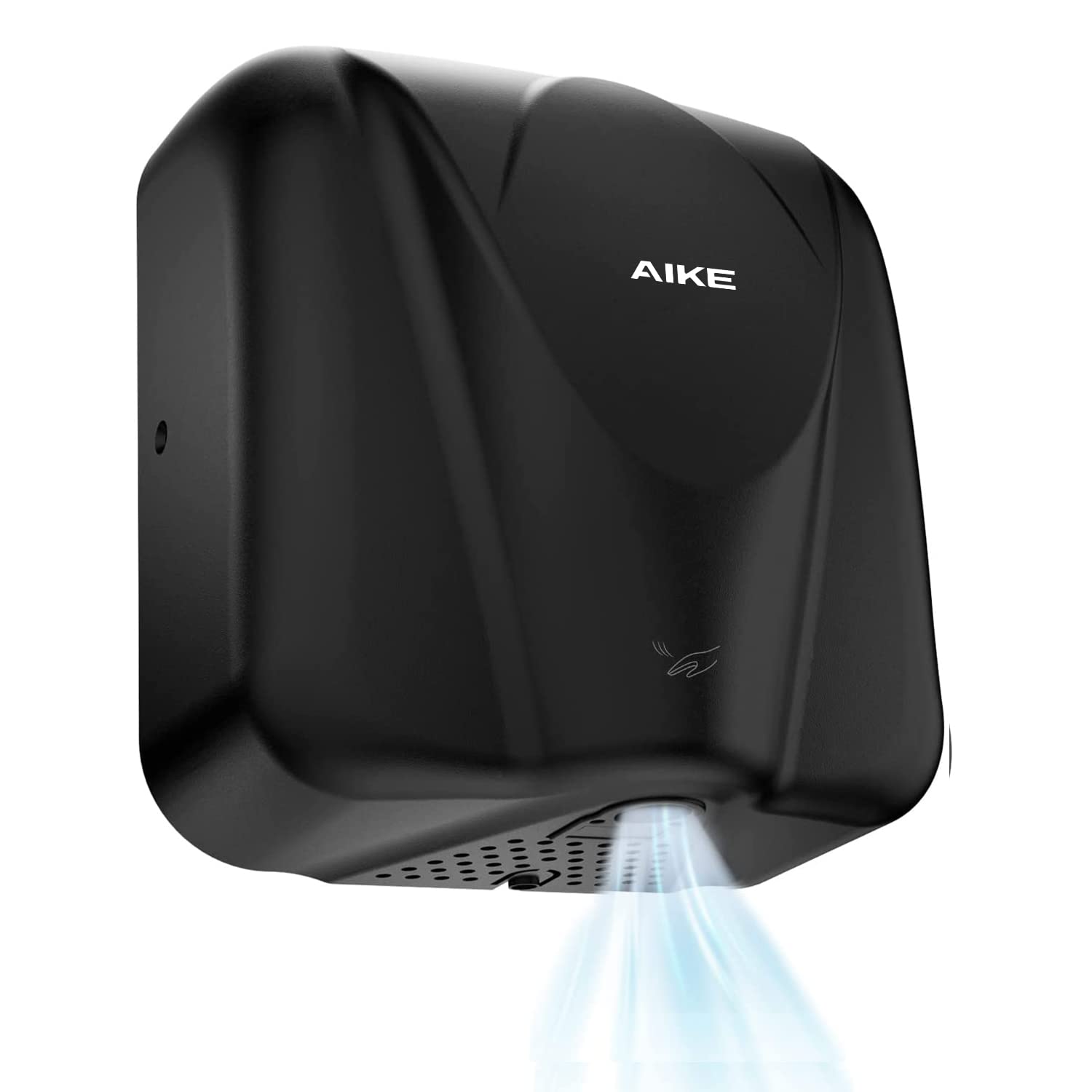 AIKE Elephant Power AK2812 front view in matte black for high-traffic areas