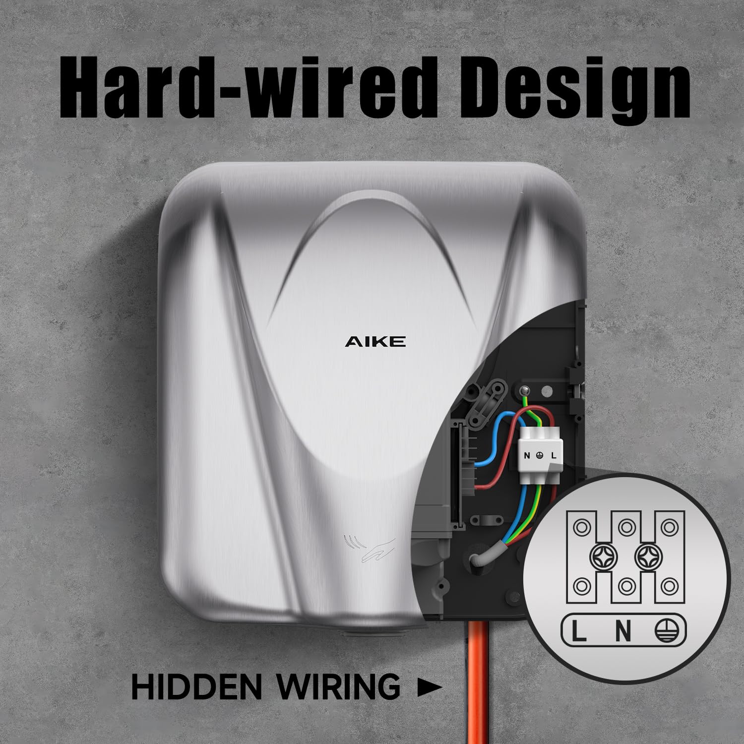 AIKE Elephant Power durable one-piece stainless shell withstands heavy daily use.