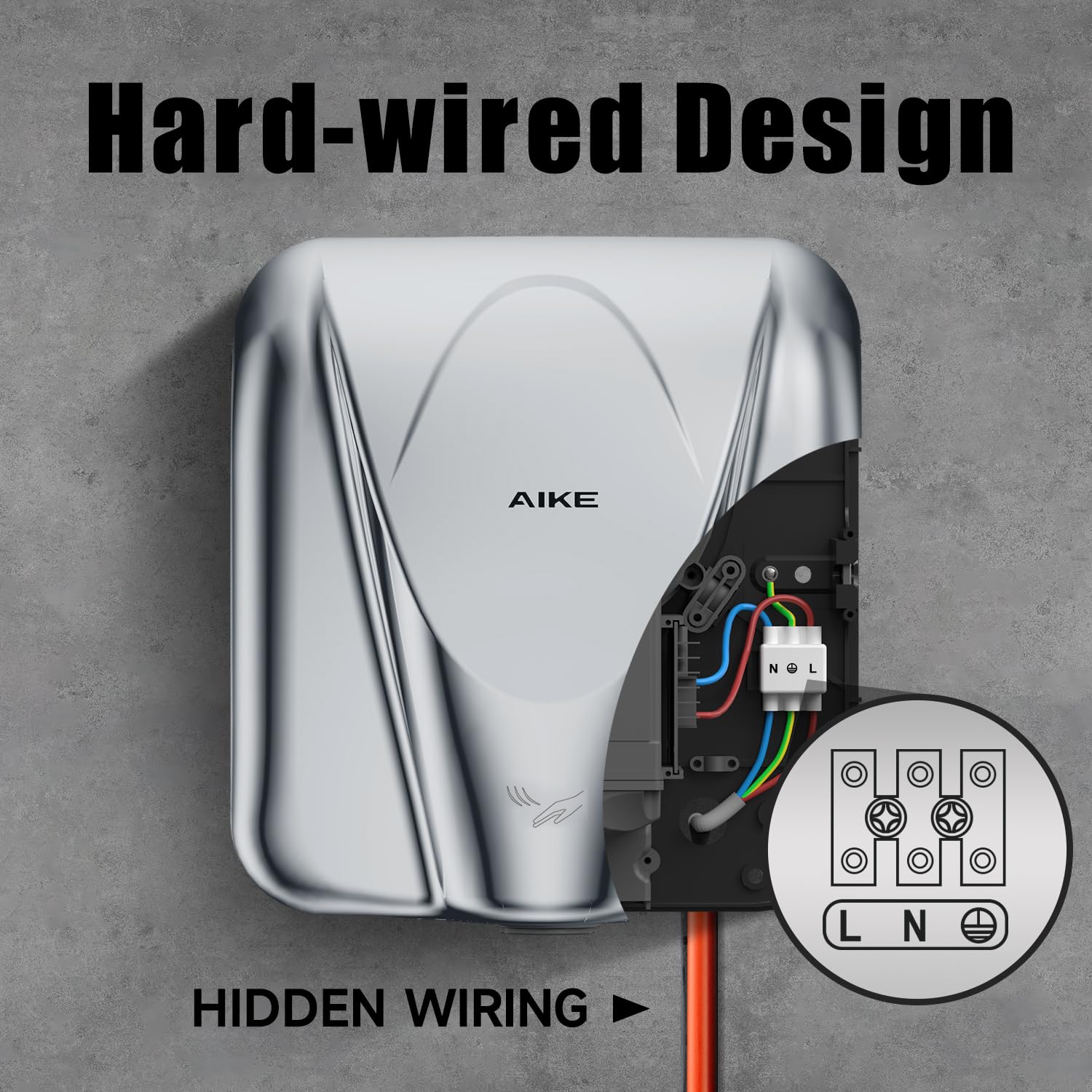 AIKE heavy-duty stainless shell endures nonstop daily use.