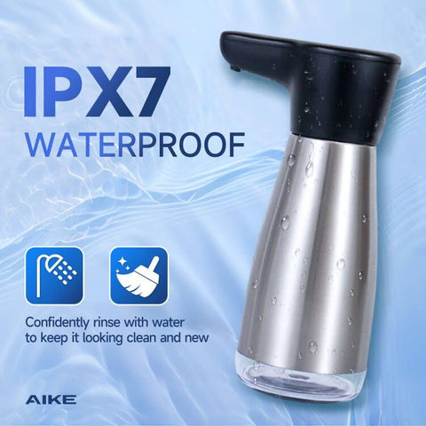 AIKE IPX7 waterproof rating ensures reliable performance in wet environments.