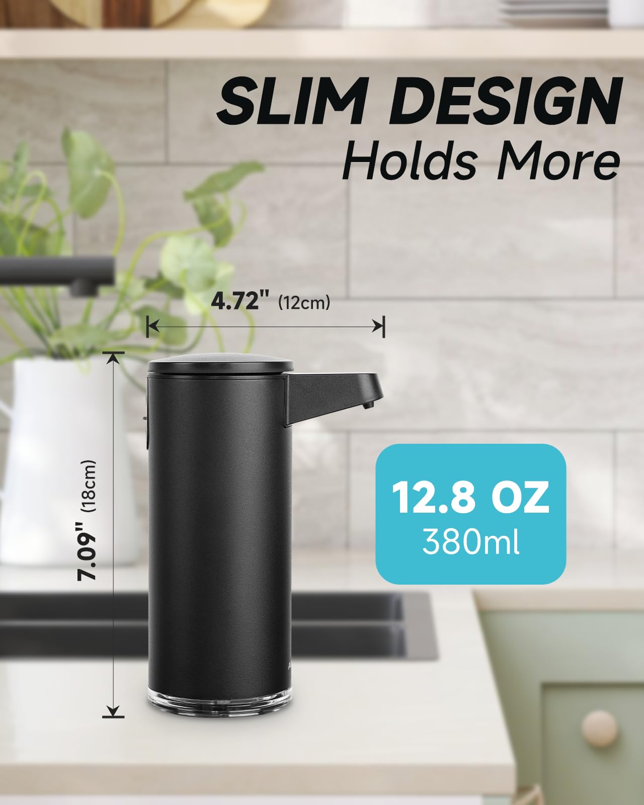 AIKE SensePro 12.8 oz capacity supports everyday use