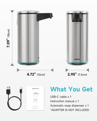 AIKE SensePro sensor activates quickly for touch-free dispensing.
