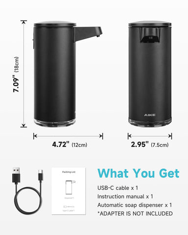 AIKE SensePro sensor activation enables quick touch-free operation
