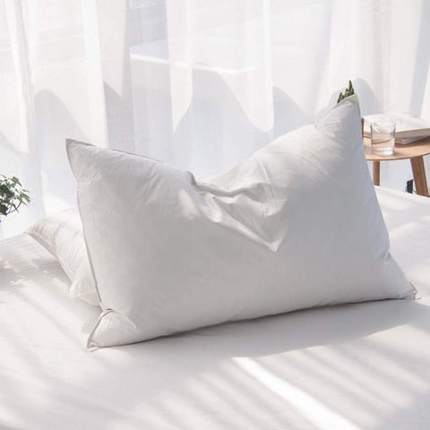 AIKOFUL luxury feathers down pillow king 2-pack with hotel-grade fluff for superior comfort