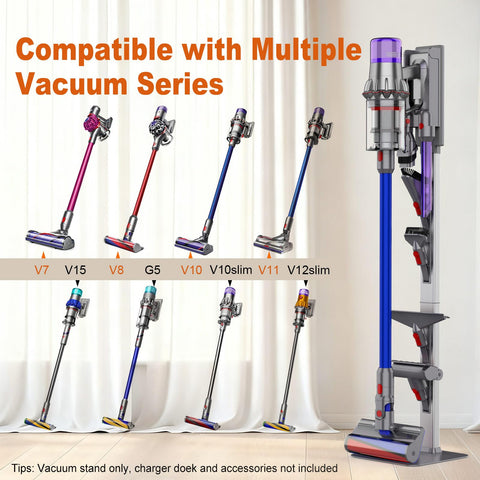 AIKOLZON vacuum stand with heavy base provides stable support for attachments