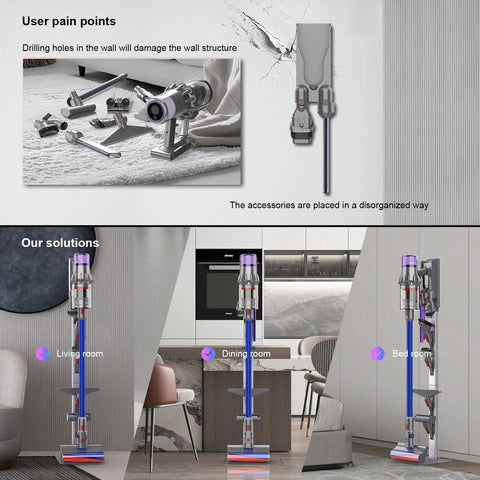 AIKOLZON stand requires no drilling or tools for quick, tool-free setup