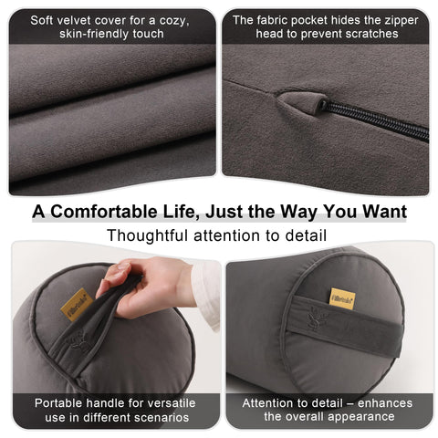 Ailuteie body pillow for lounging on sofa while reading