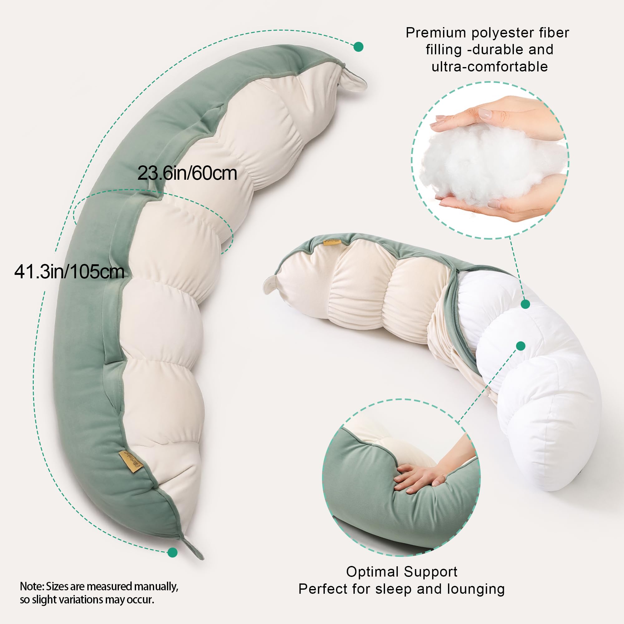 Ailuteie Peallow pillow for side sleepers supports ergonomic alignment.
