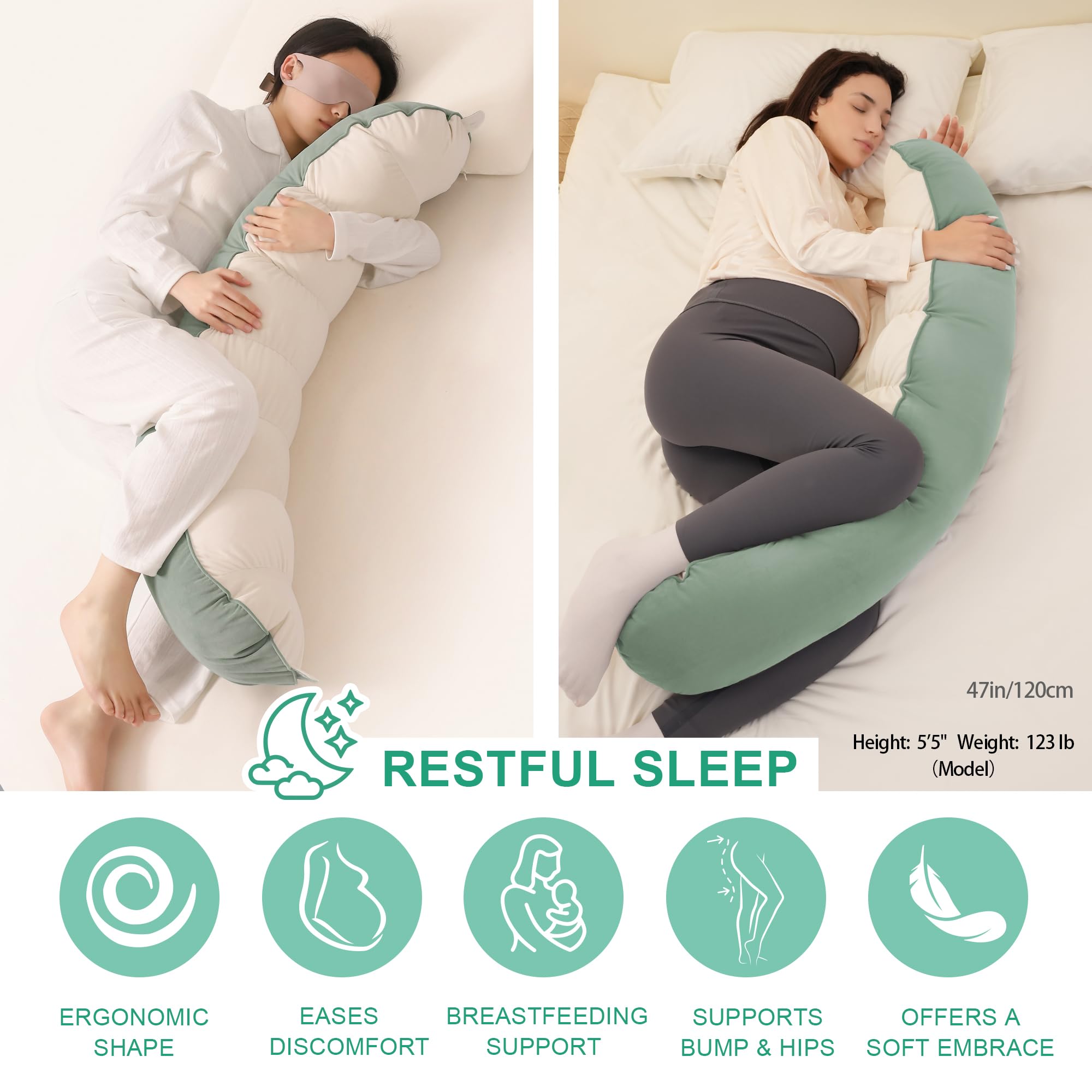 Ailuteie Peallow built with high-density polyester fiber for shape retention.