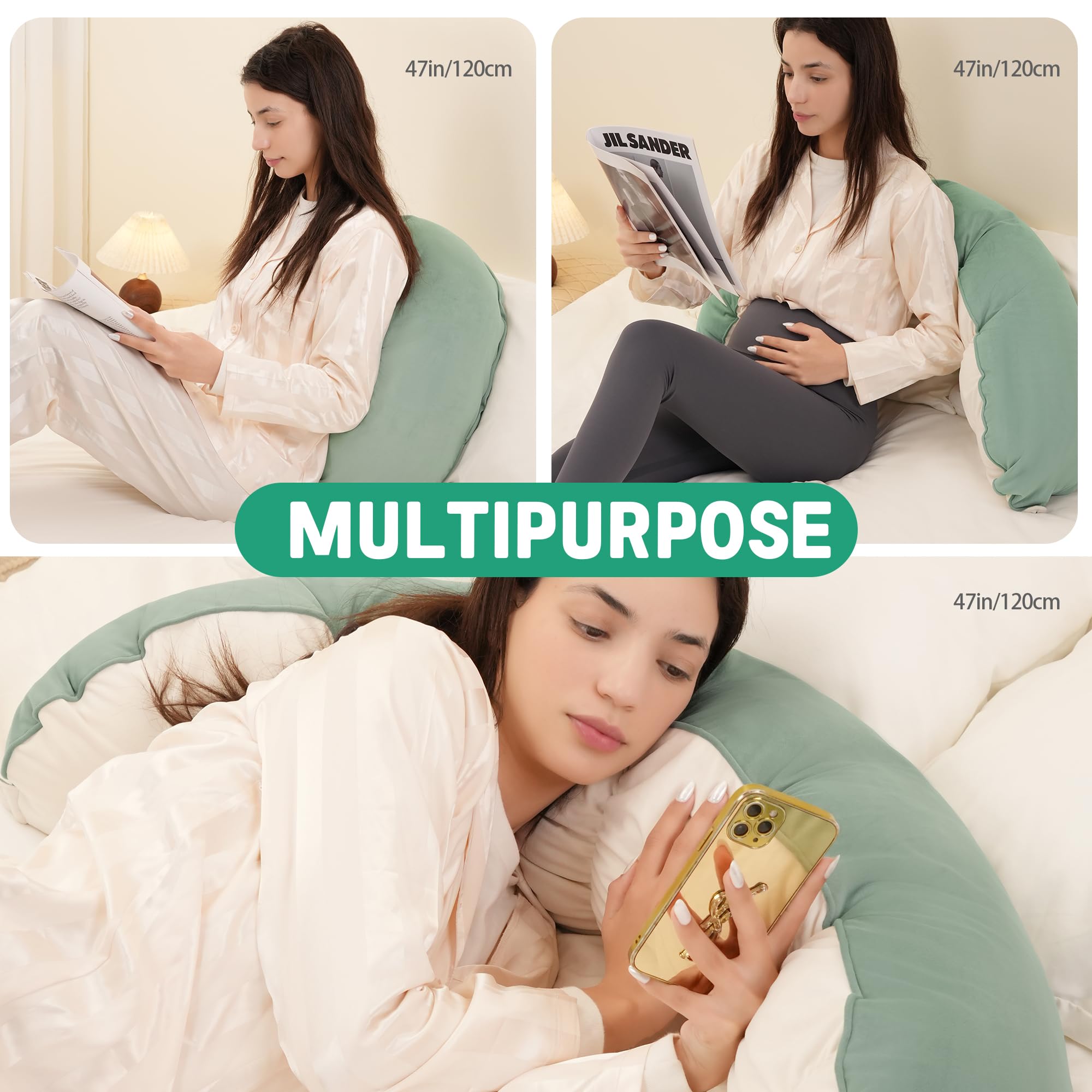 Ailuteie Peallow cover is machine washable for simple maintenance.