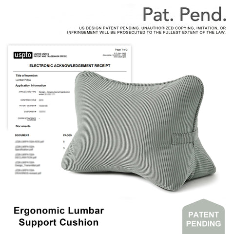 Ailuteie pillow with machine-washable cover for easy care