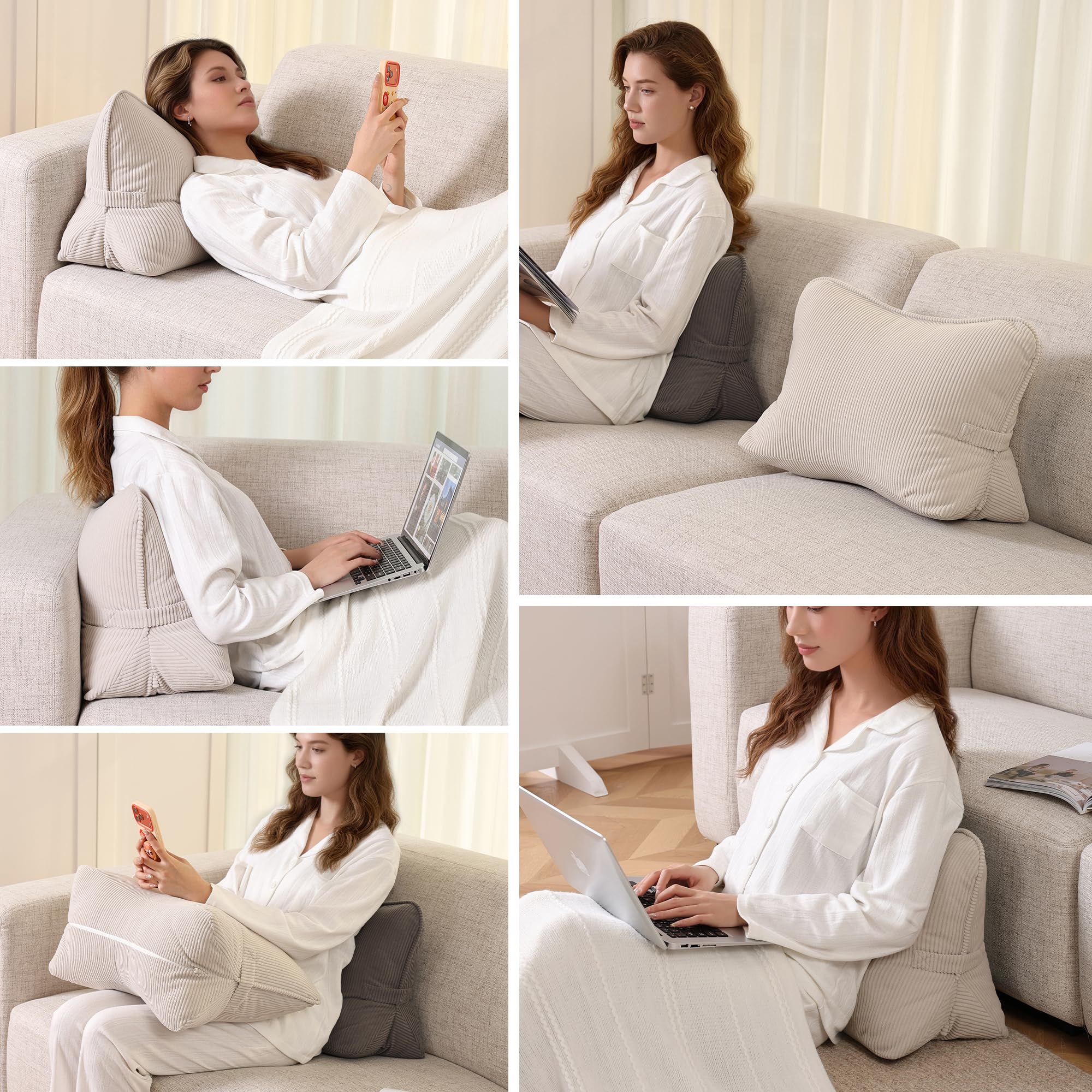 Ailuteie sitting comfort use-cases for TV, reading and gaming