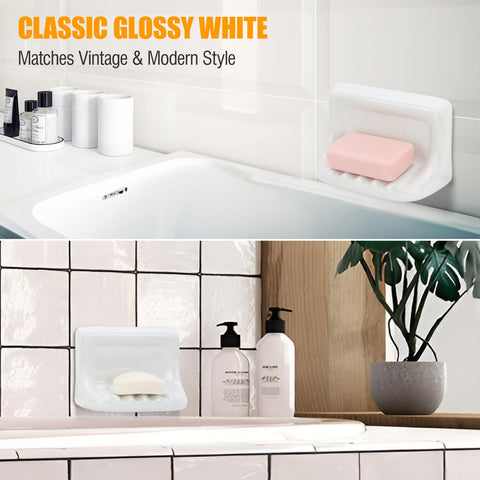 AIMAIAIMAI porcelain soap dish built for durability in wet showers