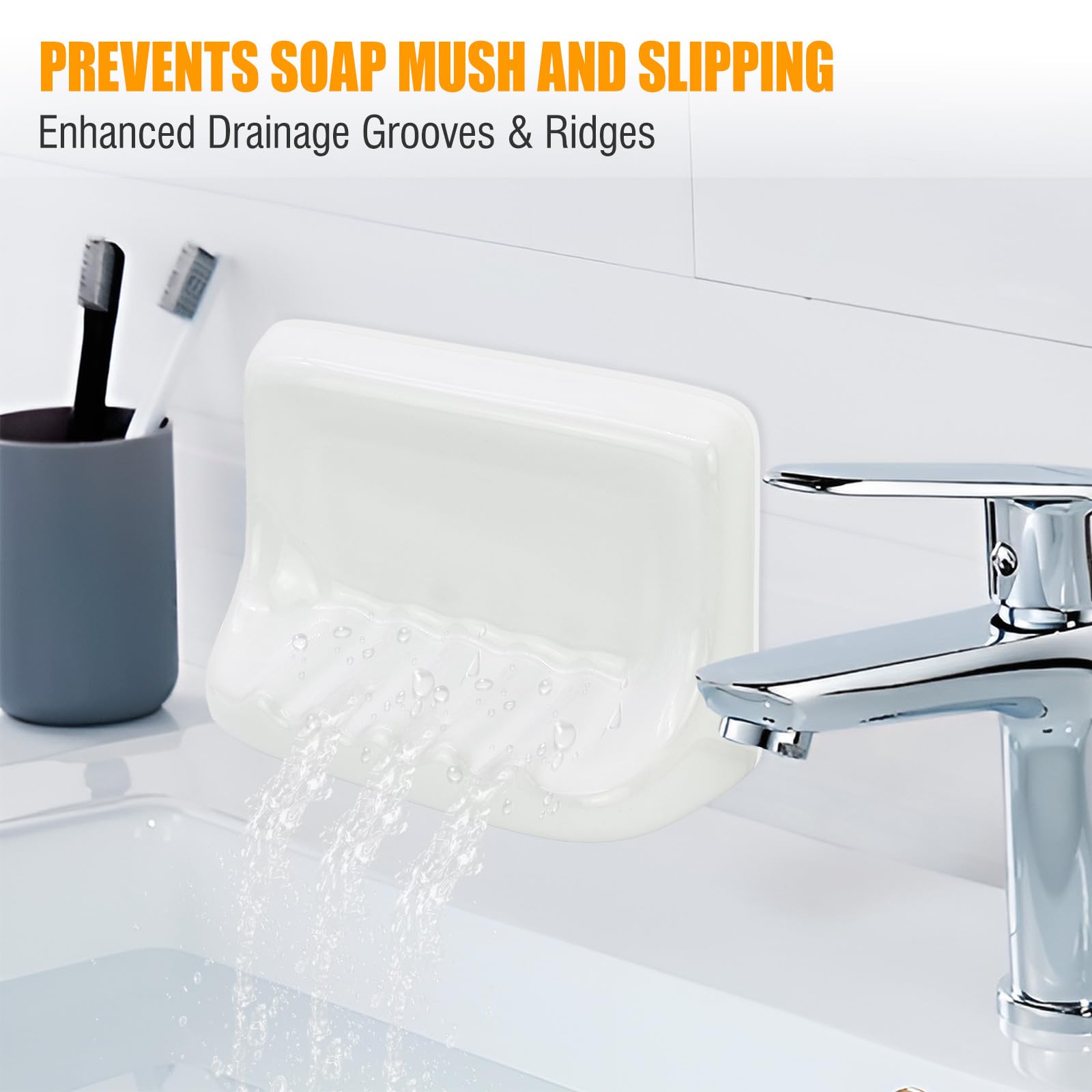 AIMAIAIMAI wall-mounted ceramic dish with simple installation guidance