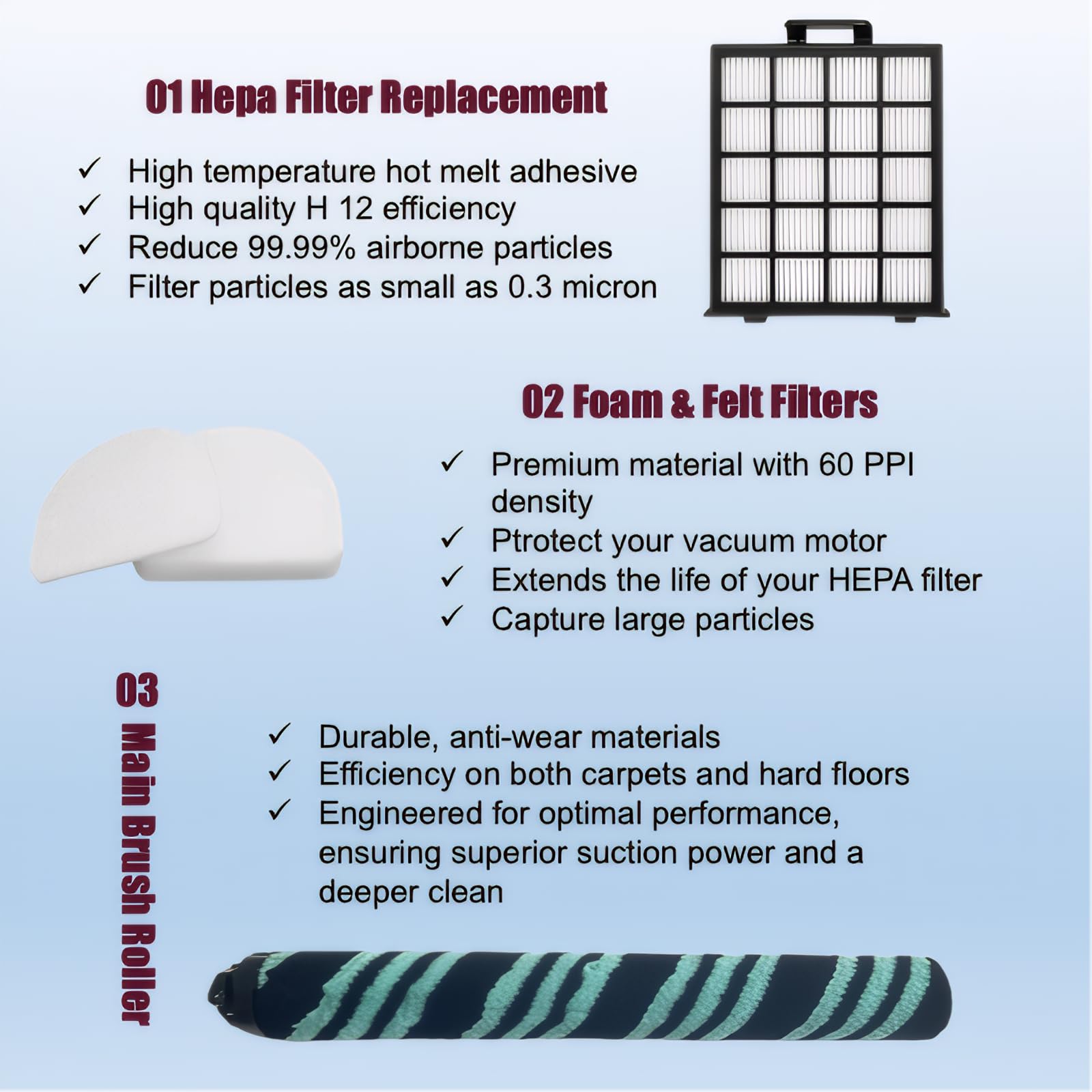 Aimery odor neutralizer cartridge for AZ4002, helps refresh the vacuum space.