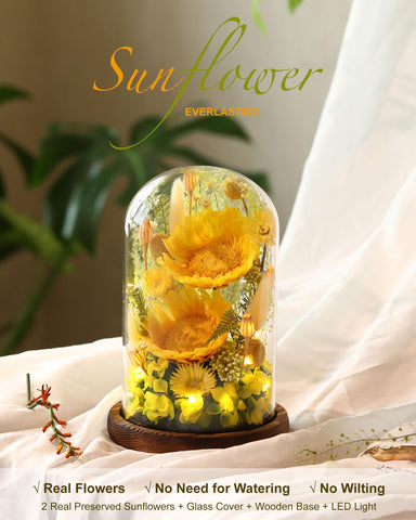 AIMEYE sunflower gift for mom—bright, durable bloom display.