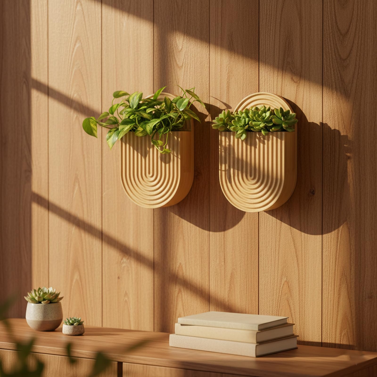 Aimto wall vase for artificial greenery, year-round look.