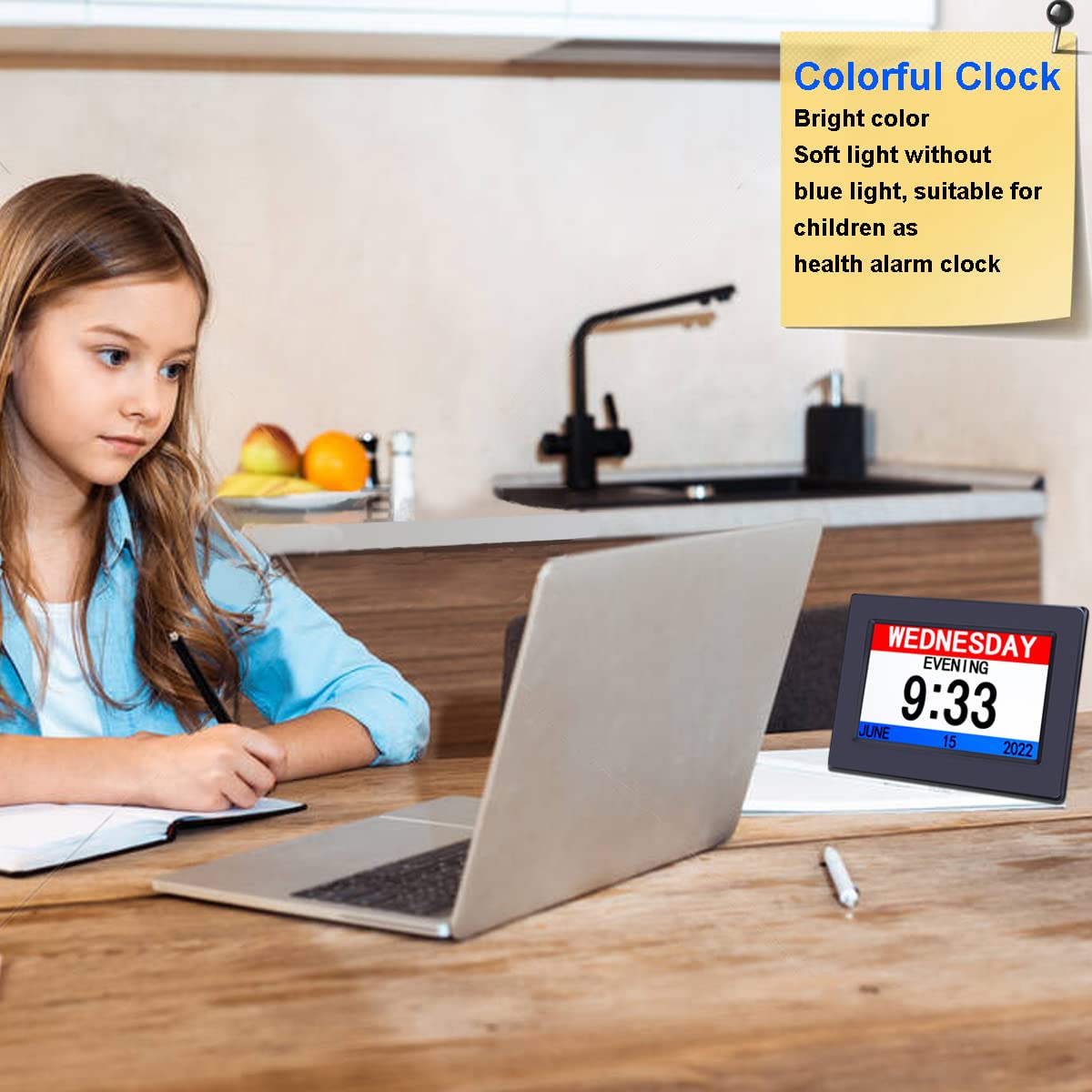 AINFTIME DST Clock automatic DST adjustment simplifies regional time changes.