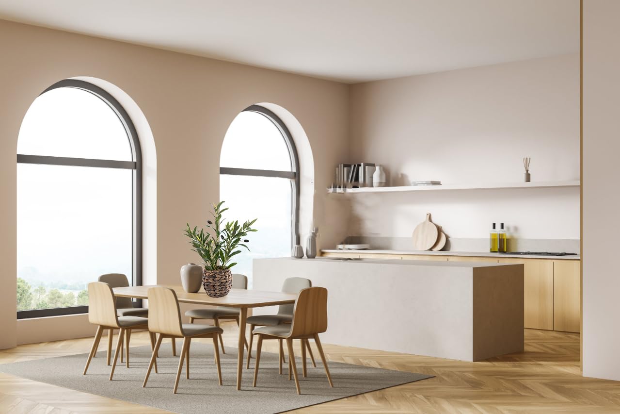 Ainuowei kitchen-counter accent plant adds natural charm.