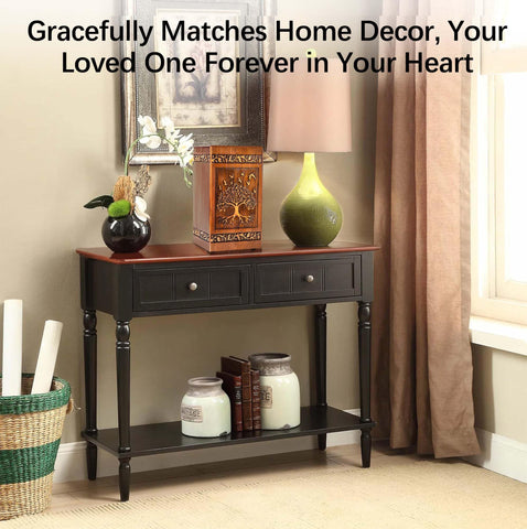 Aioguisn urn compact dimensions fit most spaces and honor a loved one's memory