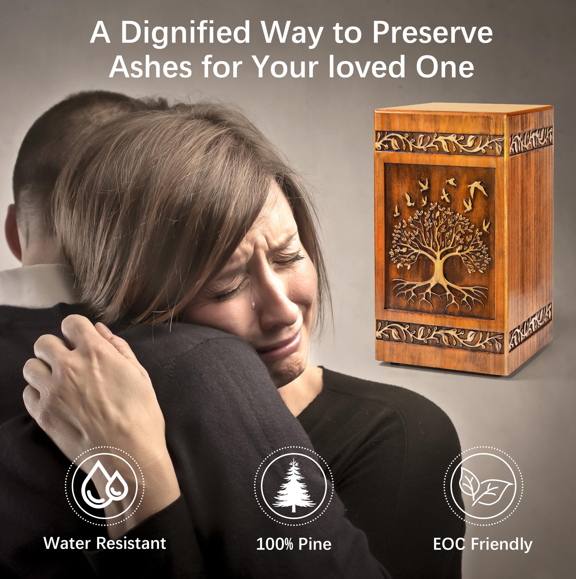 Aioguisn Tree of Life engraving adds timeless memorial touch to home display