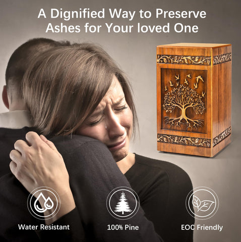 Aioguisn Tree of Life engraving adds timeless memorial touch to home display