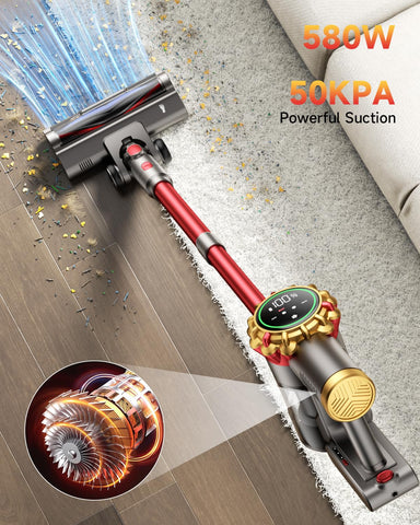 AIPOWAY vacuum shows 65-minute battery life for whole-home cleaning