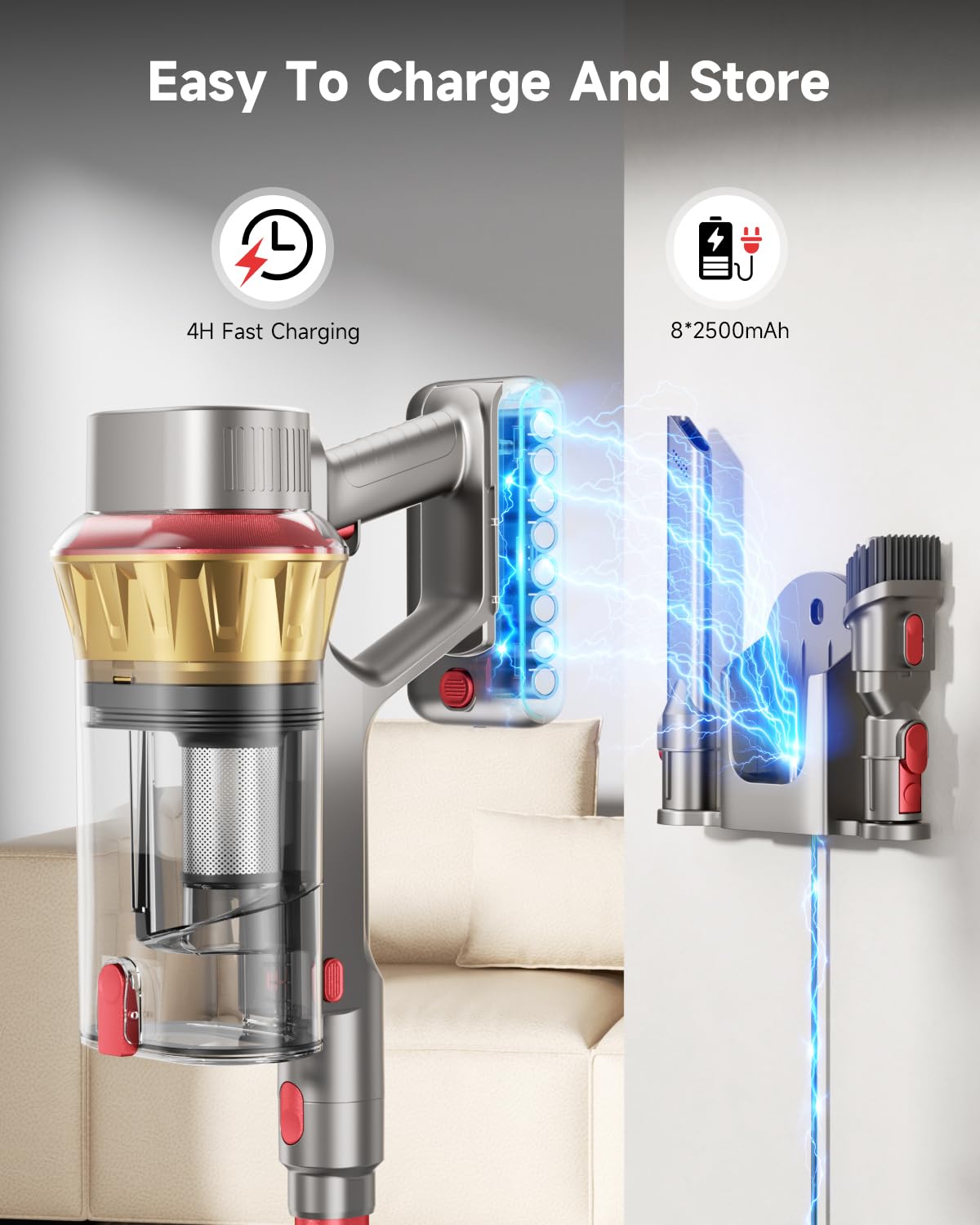 AIPOWAY LED touchscreen shows battery status and maintenance in real time
