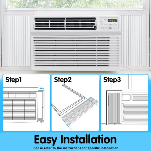 Air Jade left and right panels with frame deliver a uniform, secure appearance.