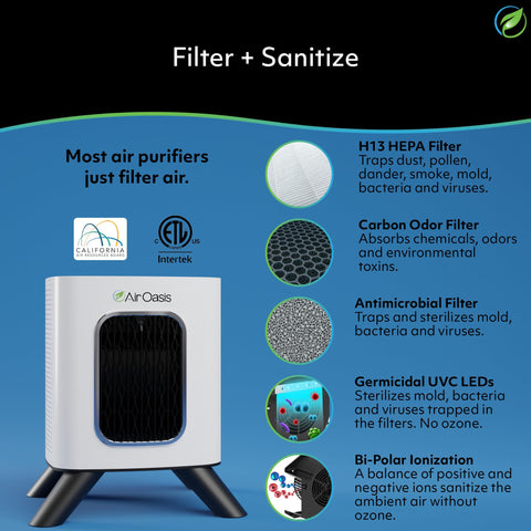 Air Oasis iAdaptAir 2.0 bi-polar ionization technology in action