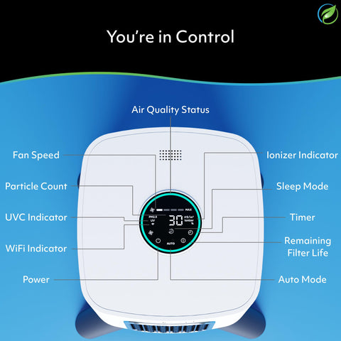 Air Oasis iAdaptAir 2.0 activated carbon filtration reduces odors