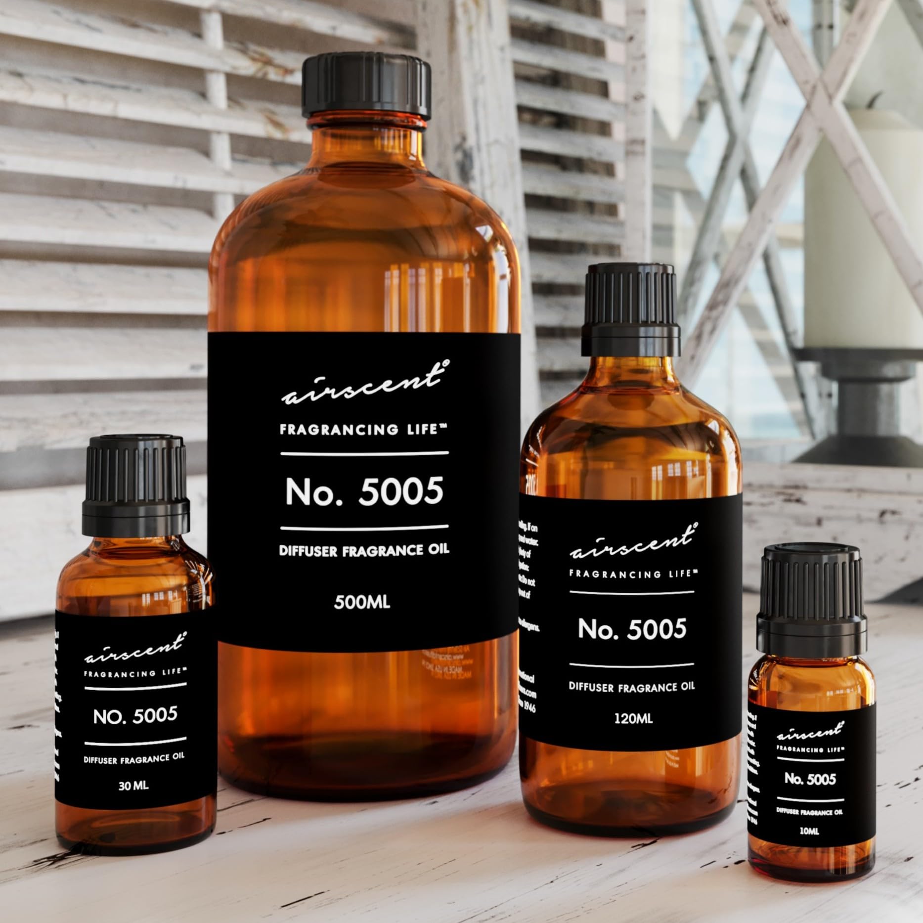 Air-Scent cardamom-amber-woody diffuser oil for a warm aroma