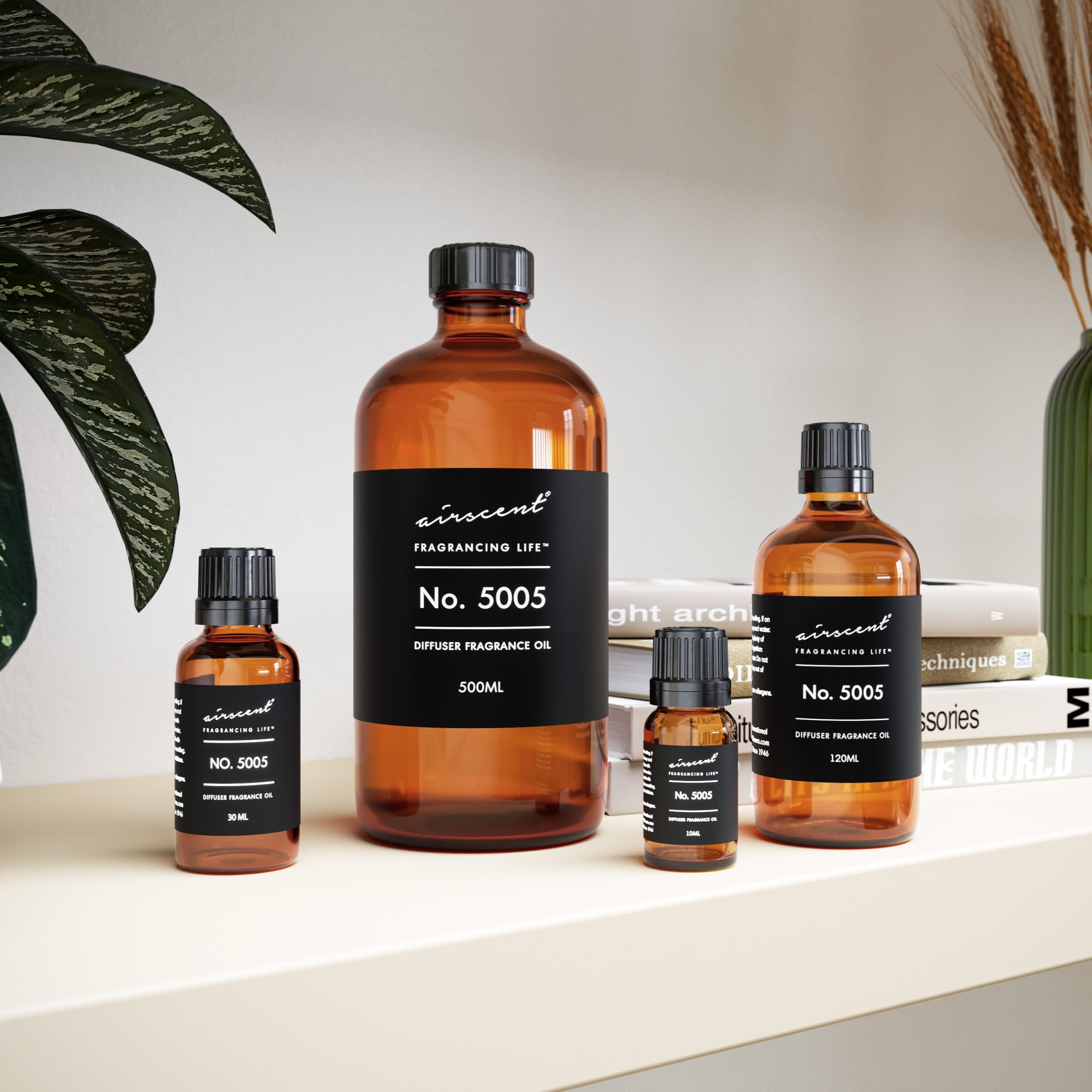 Air-Scent glass bottle with dropper for easy diffuser use