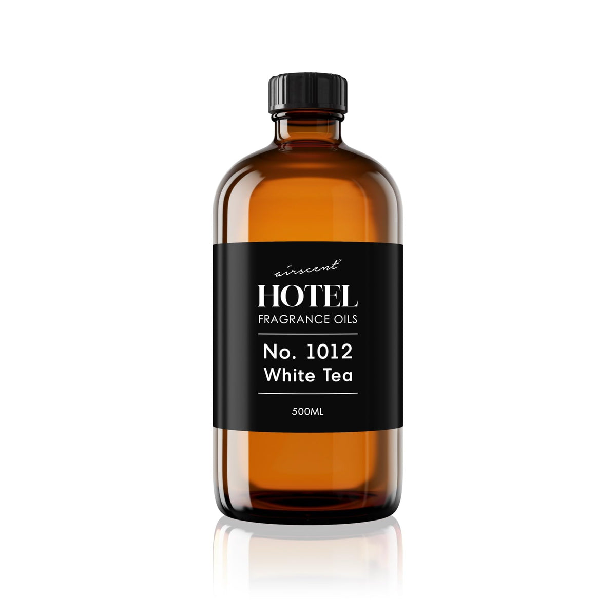 Air-Scent No. 1012 bottle close-up, premium diffuser oil for hotel-inspired ambience.